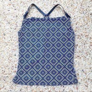 Michael Michael Kors Buckle Strap Diamond Tank Top